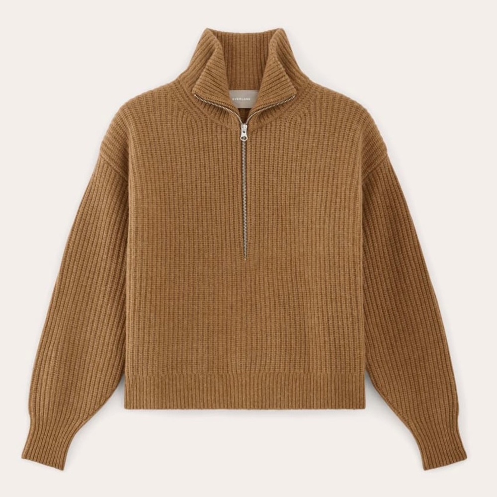 Everlane Half Zip Sweater in Merino